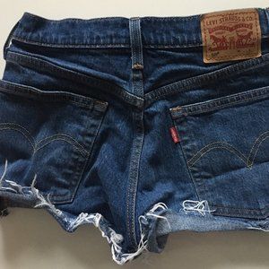 Levi’s 501 Short Denim Cut Off Shorts Size 24